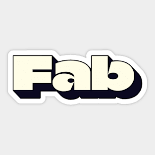 FAB Sticker